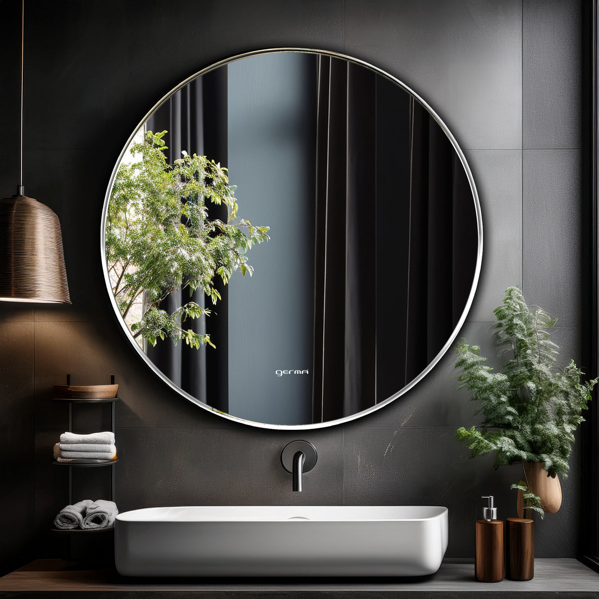 Wall Mounted Mirror - Round Shape