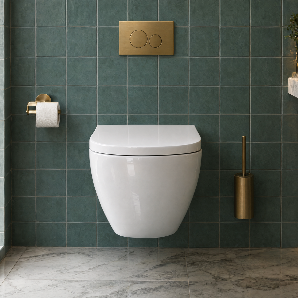 Modern shower details