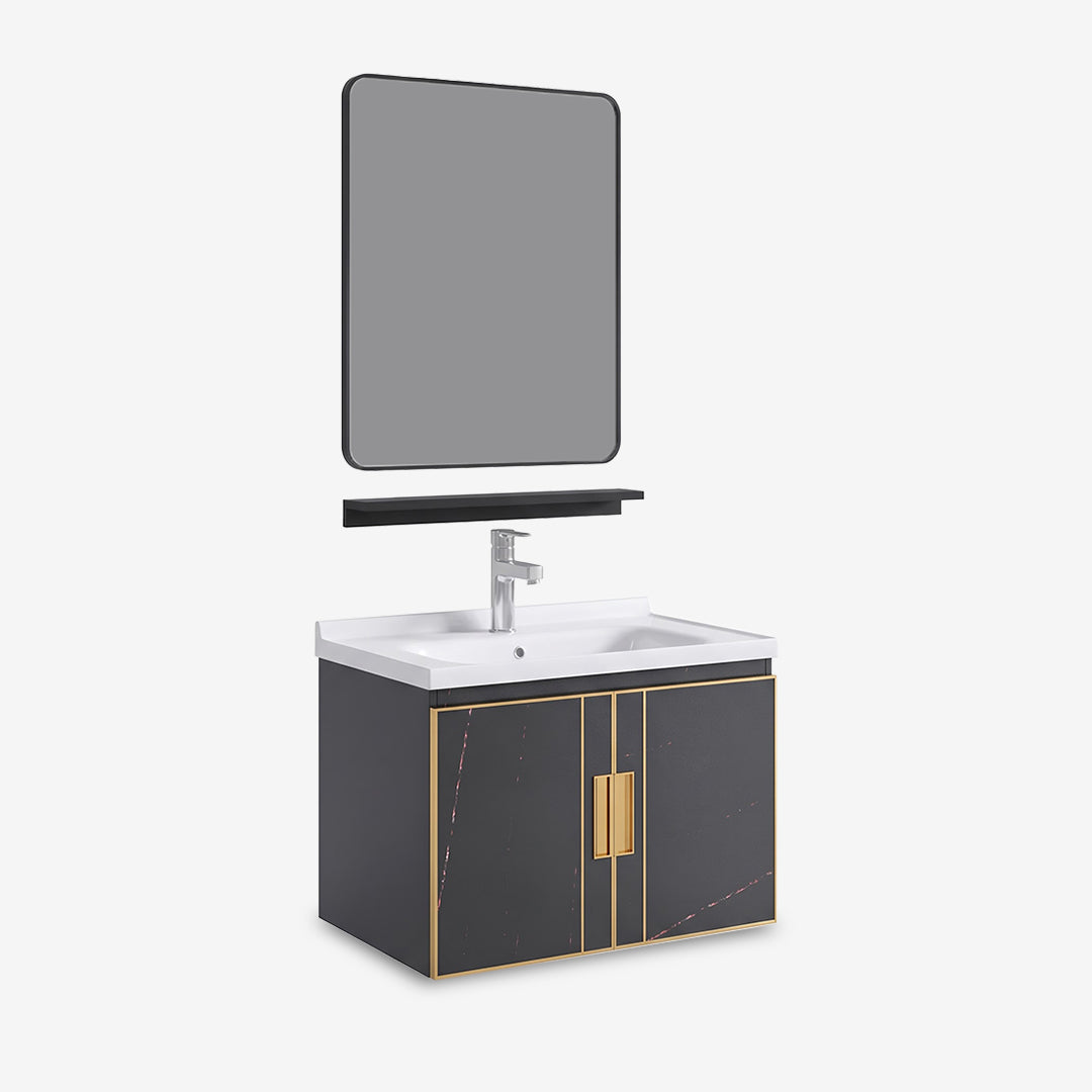 Washbasin Cabinet with Mirror and Shelf