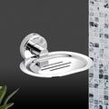 Germa Sanitarywares 304 Stainless Steel Soap Dish Holder for Bathroom | Soap Case for Wash Room | Soap Stand | Soap Dish | Bathroom Accessories (Chrome) - TR 9125 Soap Dish