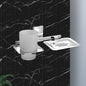 Germa Sanitarywares 304 Stainless Steel Soap Dish with Tumbler Holder for Bathroom | 2 in 1 Soap Holder with Tumbler Holder | Soap Dish | Tumbler Holder | Bathroom Accessories (Chrome) - TR 9110 Soap Dish + Tumbler Holder