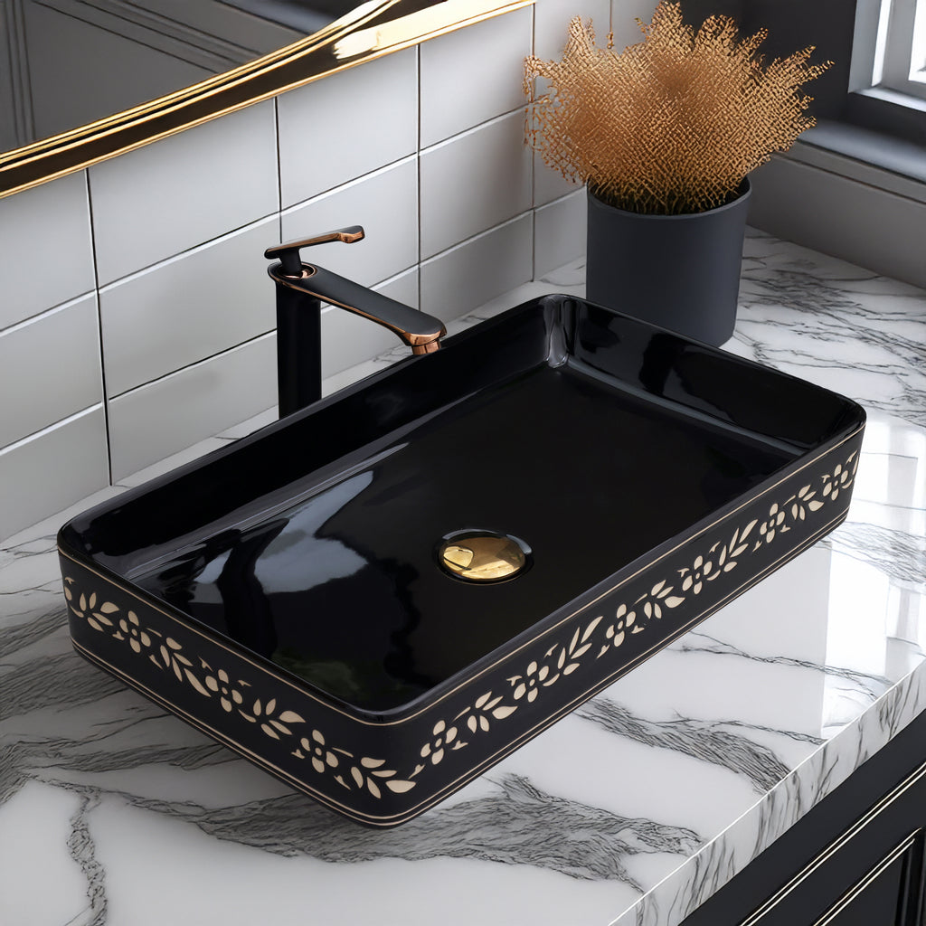 Ceramic Table Top Designer Basin - Life Time Coating Warranty - MOSCON 133