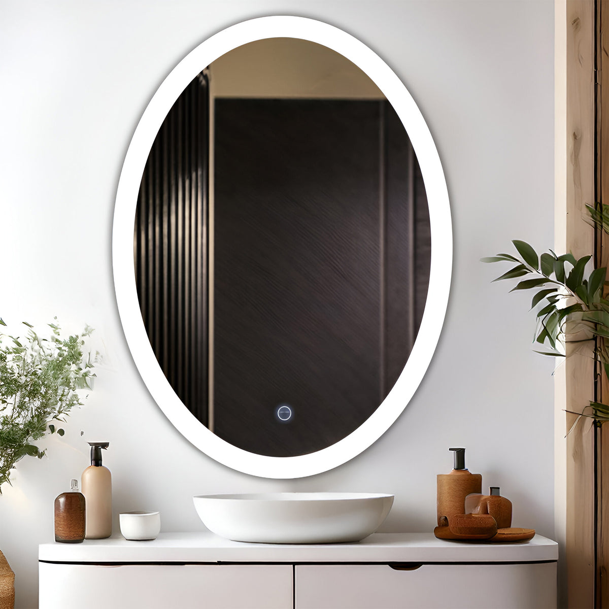 Lighting Mirror - Oval Shape