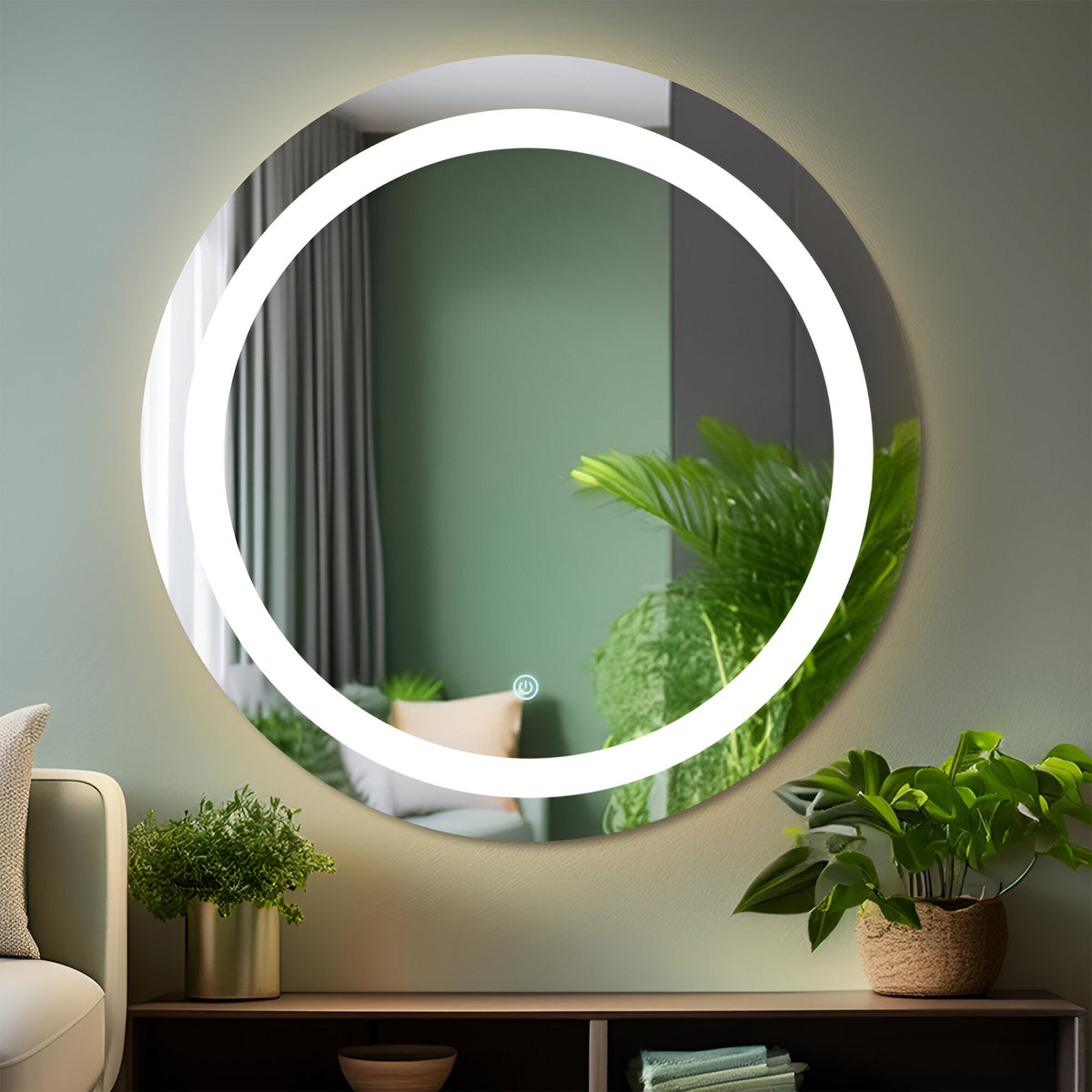 Lighting Mirror - Round Shape