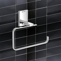 Germa Sanitarywares 304 Stainless Steel Towel Ring for Bathroom | Napkin Hanger for Washbasin | Napkin Holder | Towel Hanger | Bathroom Accessories (Chrome) - TR 9104 Towel Ring