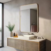 Aluminum Frame Mirror - Rectangle Shape 70cm x 50cm - TR 133