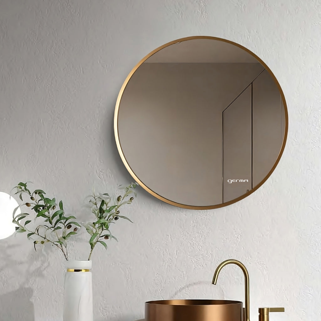 Aluminum Frame Mirror - Round Shape 50cm x 50cm - TR 131 & 132