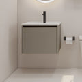 Vanity Cabinet with Washbasin - Bashar 800 Khaki