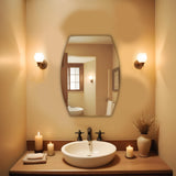 Wall Mounted Mirror - Barrel Shape (18x24inch)