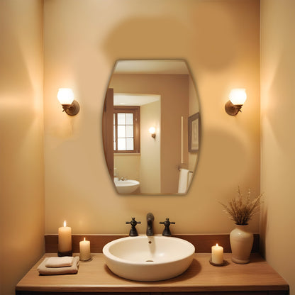 Wall Mounted Mirror - Barrel Shape (18x24inch)