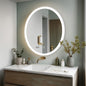 Led Mirror with Acrylic Frame - Smart Touch Switch (80x80cm) Round Shape - TR ACR LED 151