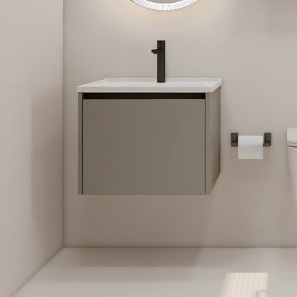Vanity Cabinet with Washbasin - Bashar 600 Khaki