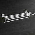 Germa Sanitarywares 304 Stainless Steel Towel Rack for Bathroom | Towel Hanger for Wash Room | Towel Stand | Bathroom Accessories (Chrome) - TR 9142 Towel Rack