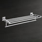 Germa Sanitarywares 304 Stainless Steel Towel Rack for Bathroom | Towel Hanger for Wash Room | Towel Stand | Bathroom Accessories (Chrome) - TR 9142 Towel Rack