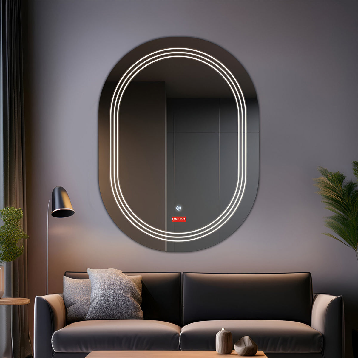 Lighting Mirror - Capsule Shape