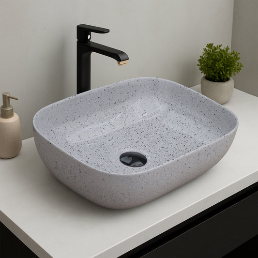 Ceramic Table Top Designer Basin - Life Time Coating Warranty - STELLAR 257