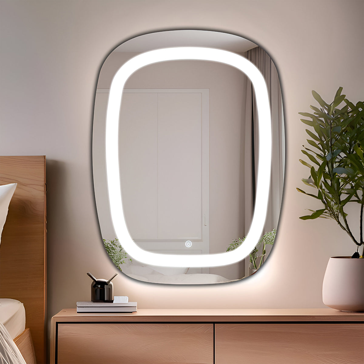 Lighting Mirror - Rounded Rectangle