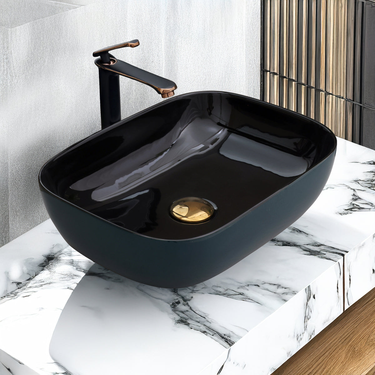 Ceramic Table Top Designer Basin - Life Time Coating Warranty - STELLAR 258