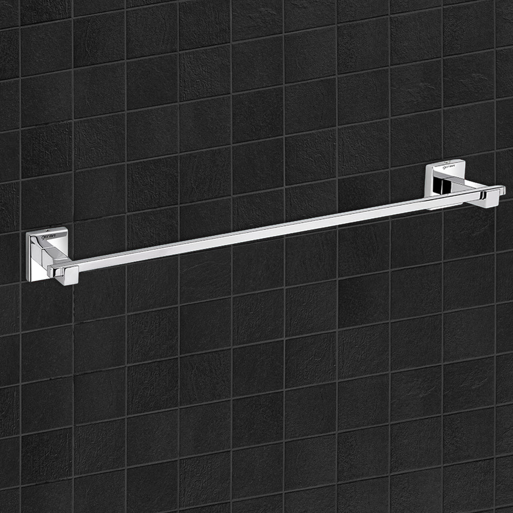 Germa Sanitarywares 304 Stainless Steel Towel Hanger for Bathroom | Towel Rail for Wash Room | Towel Bar | Towel Rod | Bathroom Accessories (Chrome) - TR 9143 Towel Rail