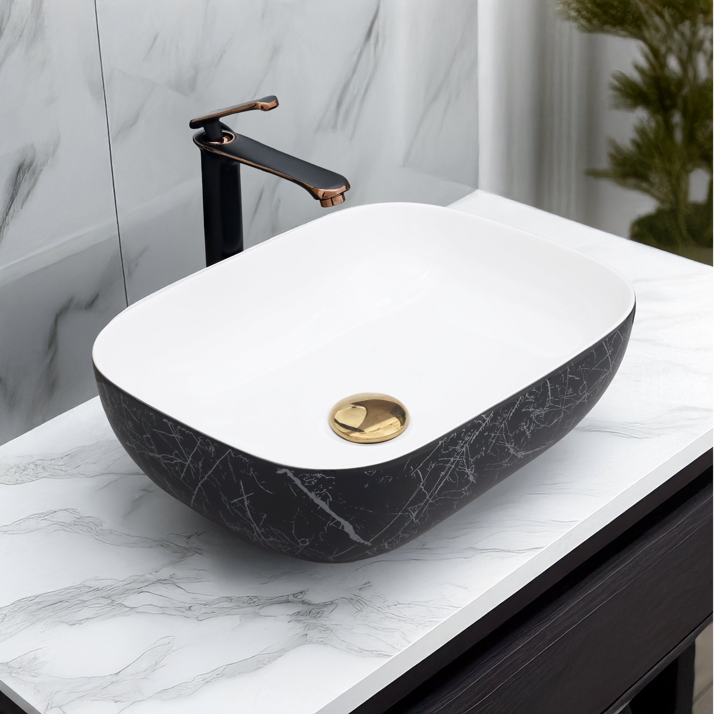 Ceramic Table Top Designer Basin - Life Time Coating Warranty - STELLAR 234