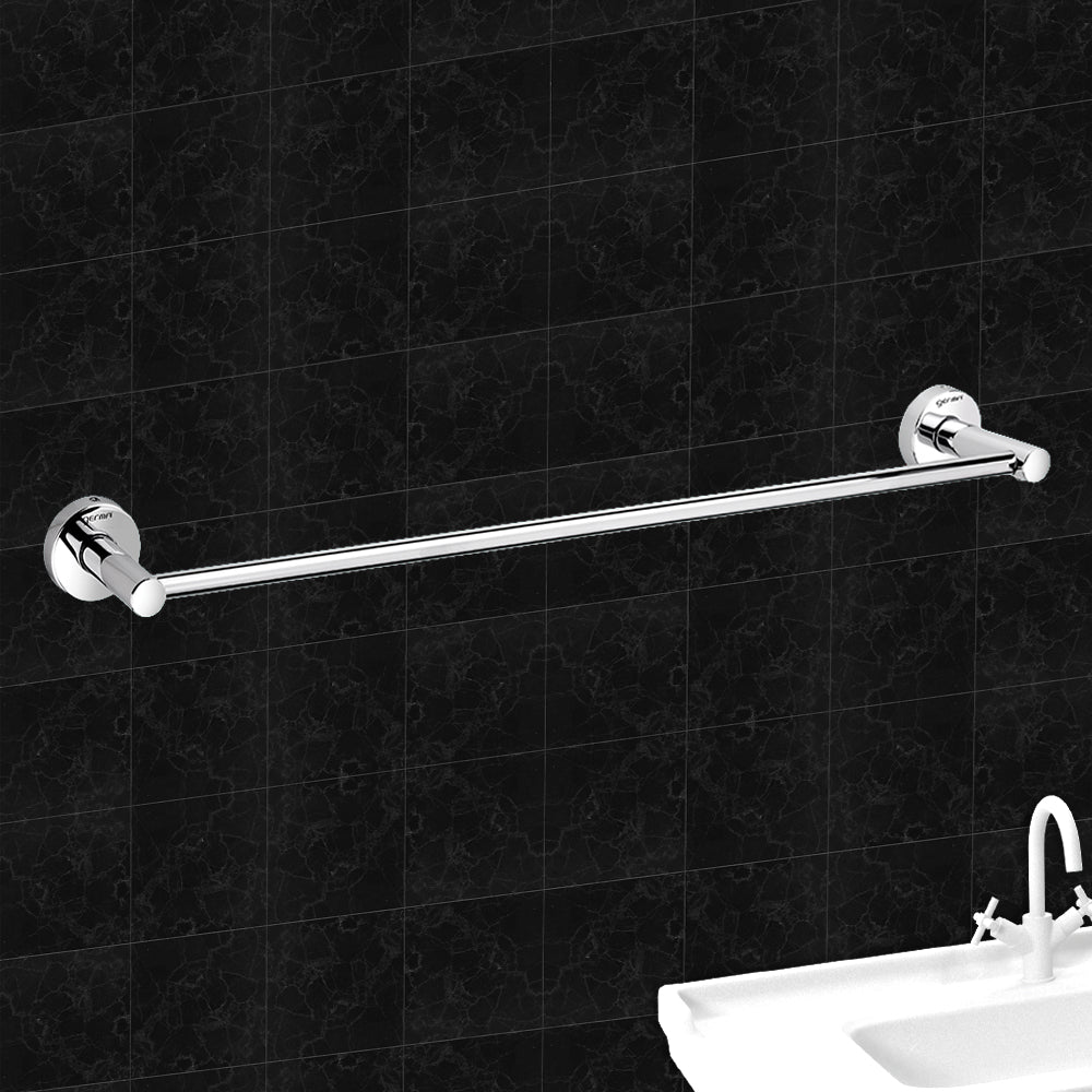 Germa Sanitarywares 304 Stainless Steel Towel Hanger for Bathroom | Towel Bar for Wash Room | Towel Rail | Towel Rod | Bathroom Accessories (Chrome) - TR 9123 Towel Rail