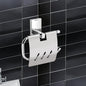 Germa Sanitarywares 304 Stainless Steel Toilet Paper Holder with Flap Guard for Bathroom | Toilet Tissue Paper Holder | Tissue Paper Bundle Holder | Paper Roll Holder | Bathroom Accessories (Chrome) - TR 9108 Paper Holder With Flap Guard