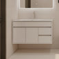 Vanity Cabinet with Washbasin - Solo 1000 Snow White
