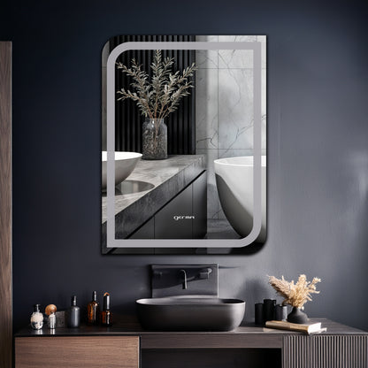 Wall Mounted Frosted Mirror - Islington Rectangle Shape