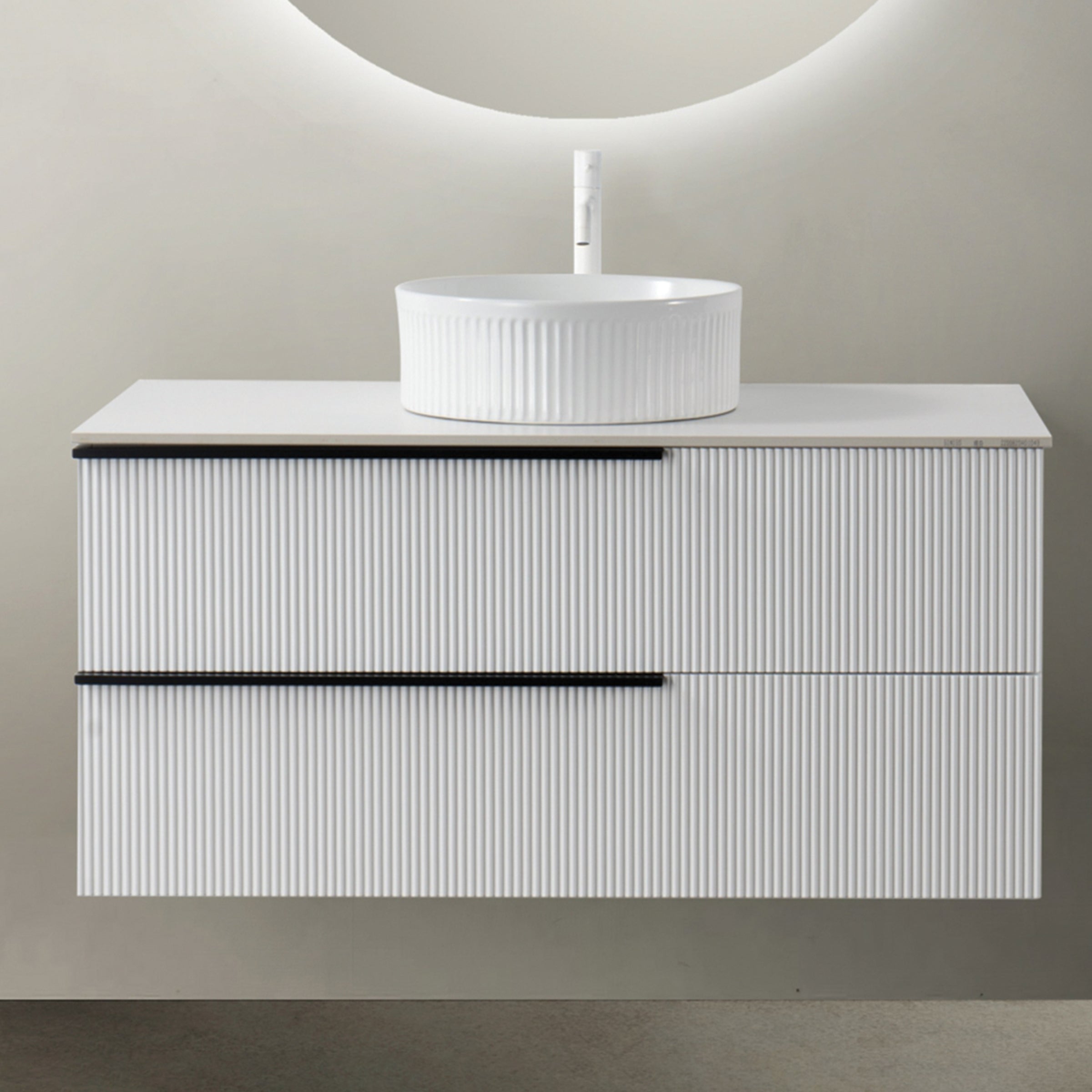 Solid Wood Cabinet - White