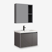 Vanity Cabinet with Mirror Cabinet - Almos Grey