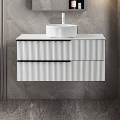 Solid Wood Cabinet - White