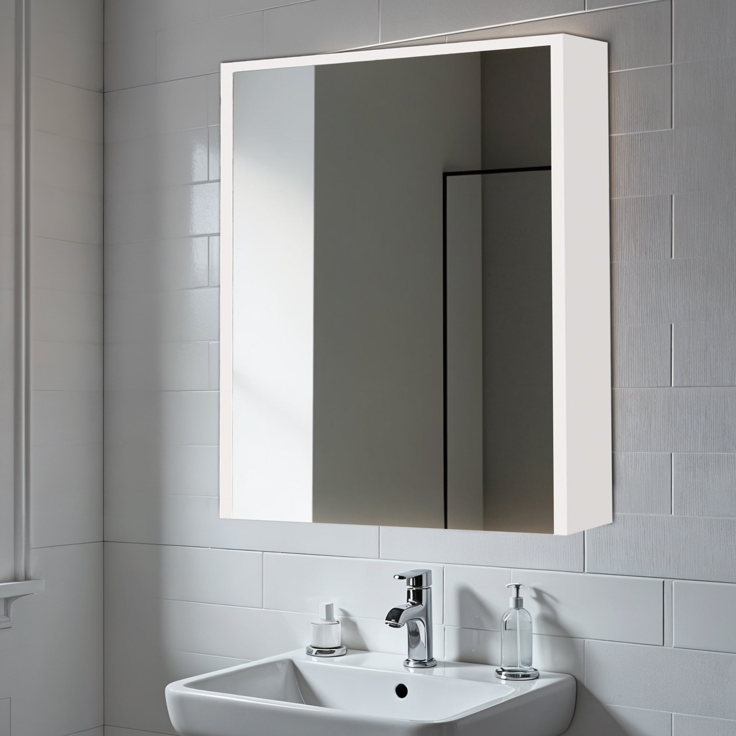HDHMR Mirror Cabinet - White