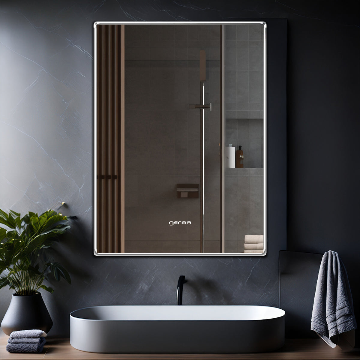 Wall Mounted Mirror - Rectangle Shape