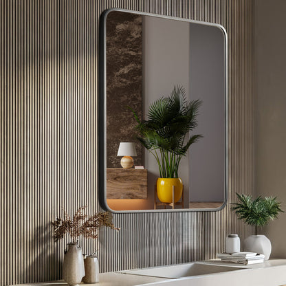 Aluminum Frame Mirror - Rectangle Shape 70cm x 50cm - TR 133