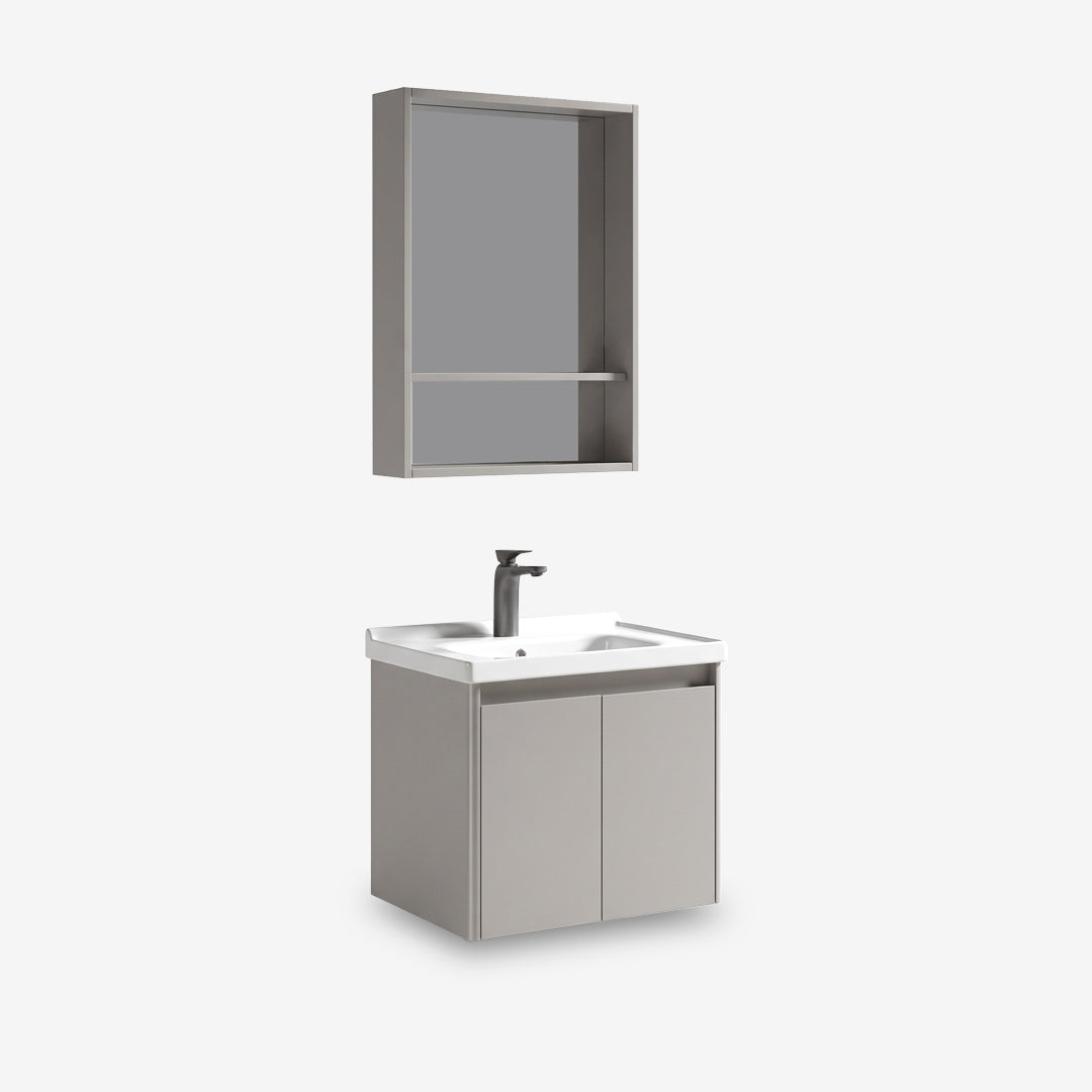 Vanity Cabinet with Mirror - Mex Grey