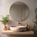 Aluminum Frame Mirror - Round Shape 50cm x 50cm - TR 131 & 132