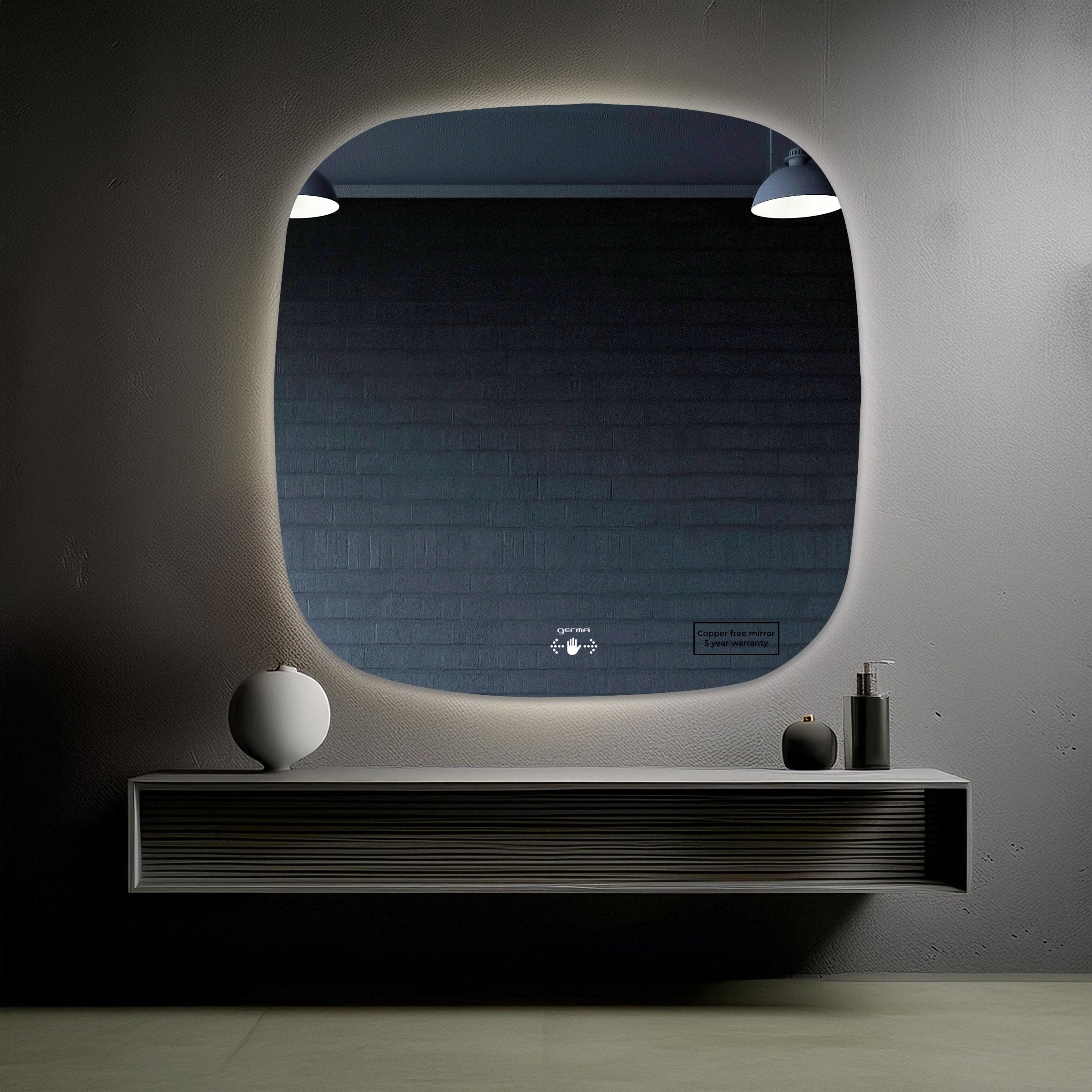 Led Mirror - Wave Sensor (80x80cm) - TR LED 025