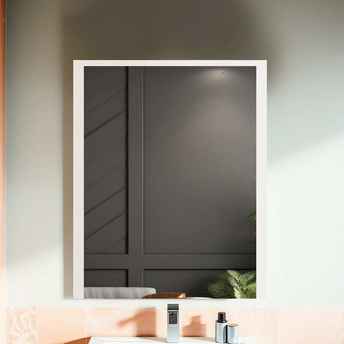 HDHMR Mirror Cabinet - TR 7791 White