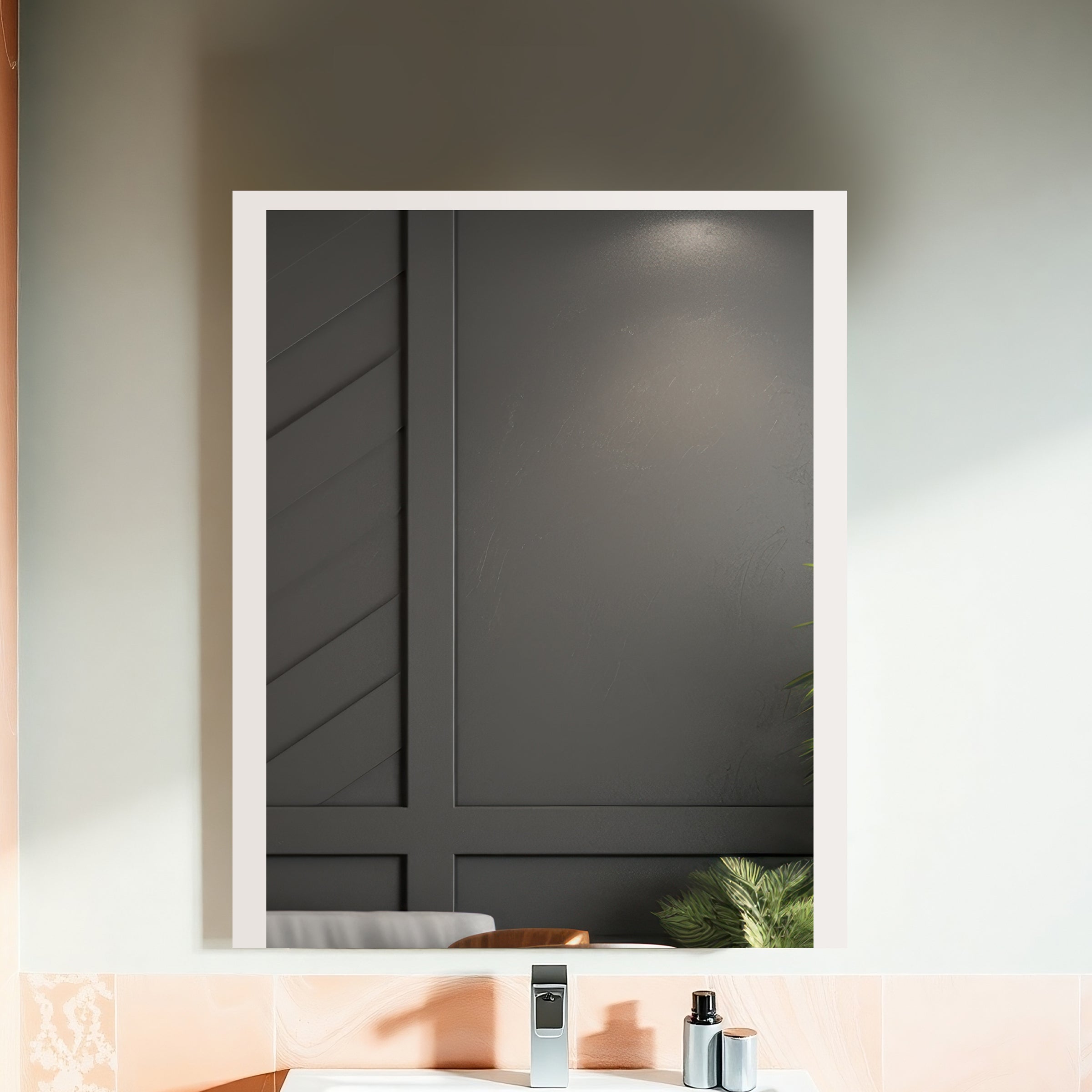HDHMR Mirror Cabinet - White