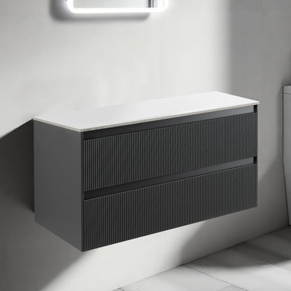 Solid Wood Cabinet - Black