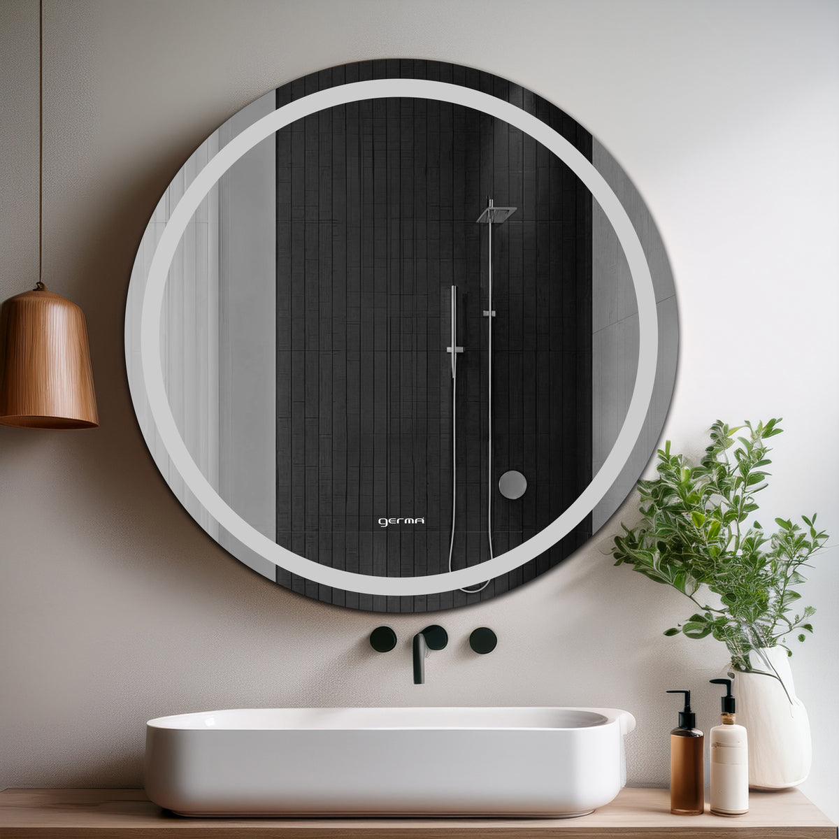Wall Mounted Mirror - Round Shape