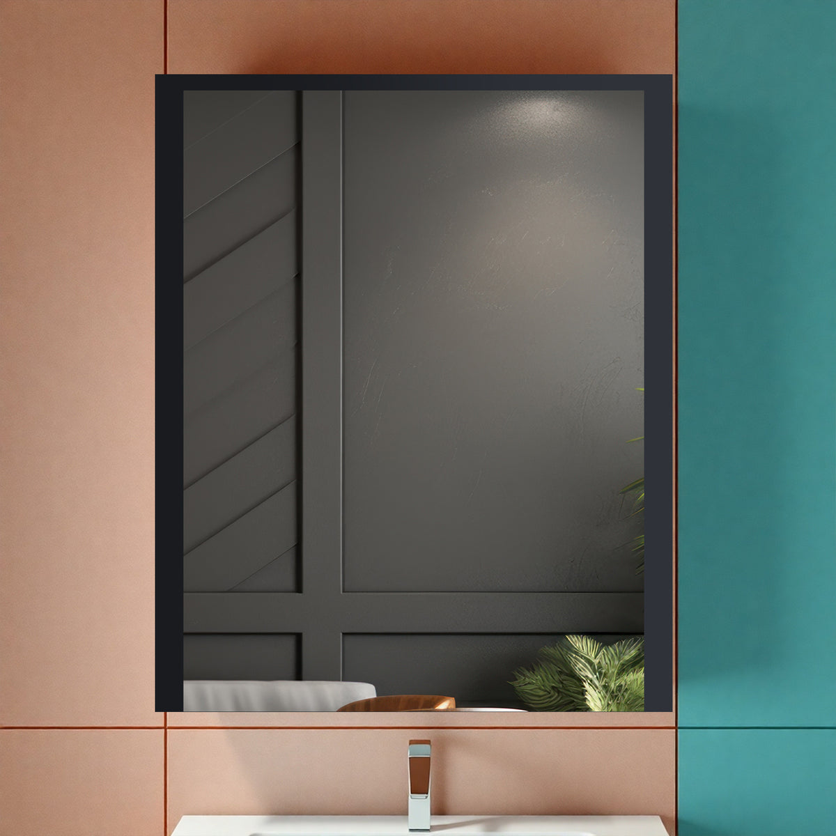 HDHMR Mirror Cabinet - TR 7793 Lavender Grey
