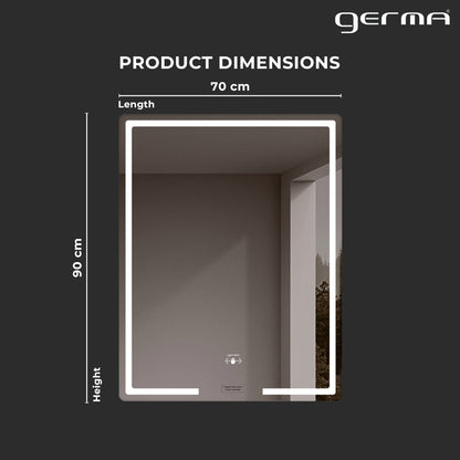Led Mirror - Wave Sensor (90x70cm) Vertical Shape - TR LED 031 VERTICAL SHAPE