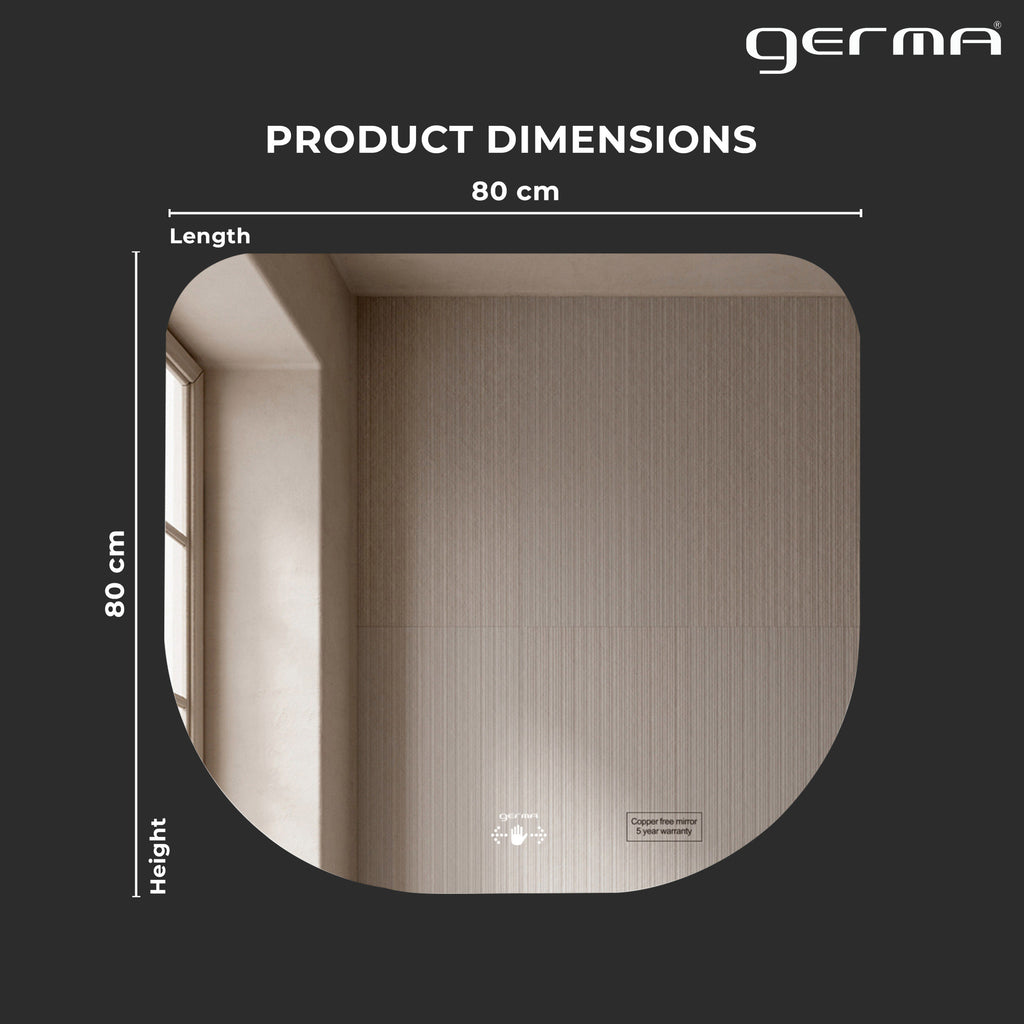 Led Mirror - Wave Sensor (80x85cm) - TR LED 022