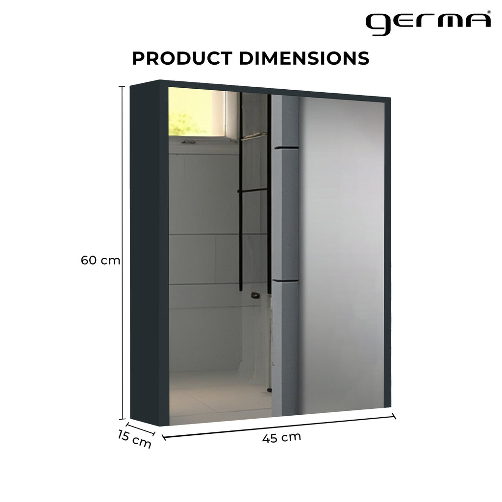 HDHMR Mirror Cabinet - Lavender Grey