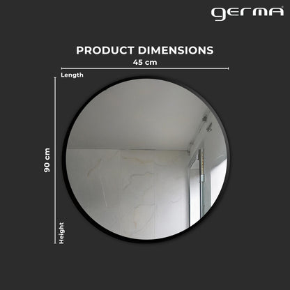 Aluminum Frame Mirror - Round Shape 50cm x 50cm - TR 131 & 132
