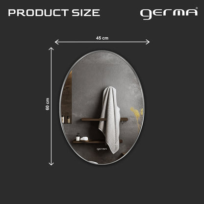 Wall Mounted Mirror - Oval Shape