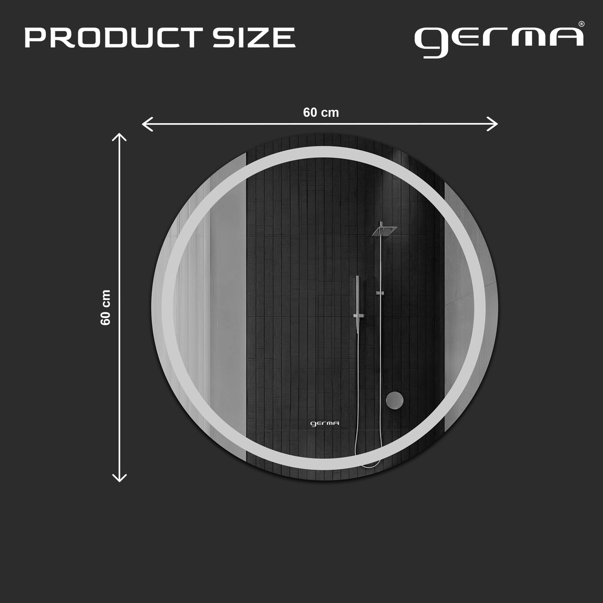Wall Mounted Mirror - Round Shape