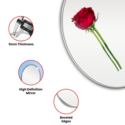 Wall Mounted Mirror - Oval Shape
