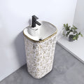 Designer Standing Basin - TR 20201 - ALISTAR FLORA GOLD
